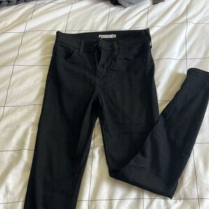 Levi’s super skinny high rise jeans